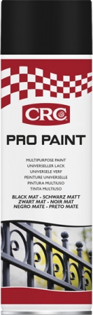 CRC PRO PAINT Akryylimaali MATTA MUSTA 500ml