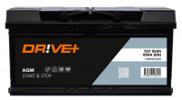 DRIVE+ AKKU 12V, 95AH, 850A, AGM / 354×175×190