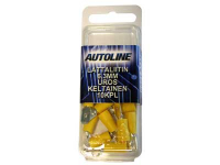 Autoline Laattaliitin Keltainen 6,3mm UROS 10kpl