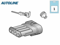 Autoline Liitinrasiasarja 4-N Vesitiivis