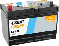 EXIDE Excell EB955 / 12V, 95Ah, 760A / 306x173x222 + -