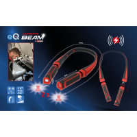 KS TOOLS eQi UltimateBEAM 2in1 -kaulavalo, kaksi irrotettavaa työvaloa, kukin 180 lumenia