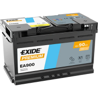 EXIDE Premium EA900 / 12V, 90Ah, 720A / 315x175x190 - +