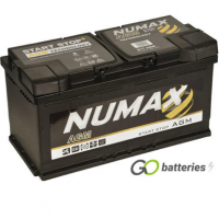 NUMAX Agm Start-Stop-akku 017 / 12V, 95Ah / 353x175x190