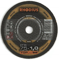 RHODIUS Katkaisulaikka XT10 TOP 75 x 1,0 x 10mm