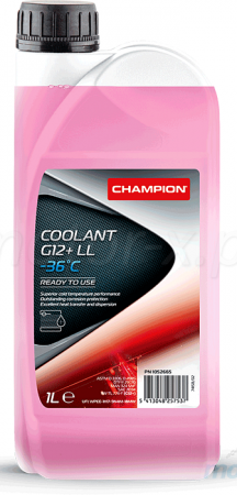 CHAMPION Jäähdytinneste COOLANT G12+ LL -36°C 1L