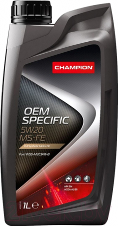CHAMPION Moottoriöljy OEM SPECIFIC 5W-20 MS-FE 1L