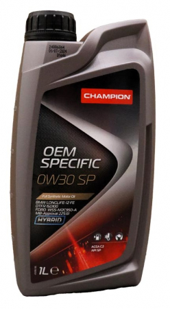 CHAMPION Moottoriöljy OEM SPECIFIC 0W-30 SP 1L