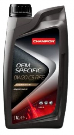 CHAMPION Moottoriöljy OEM SPECIFIC 0W-20 C5 RFE 1L