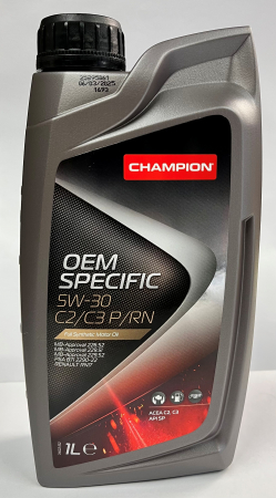 CHAMPION Moottoriöljy OEM SPECIFIC 5W-30 C2/C3 P/RN 1L