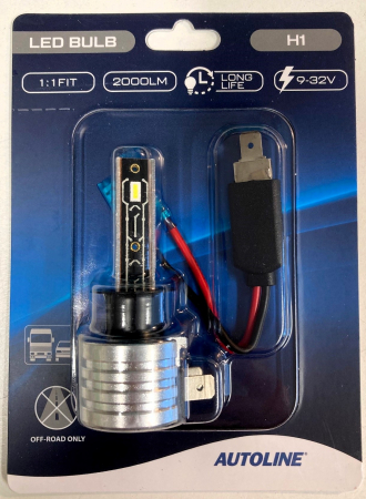 Polttimo AUTOLINE LED H1 9-32V 2000lm