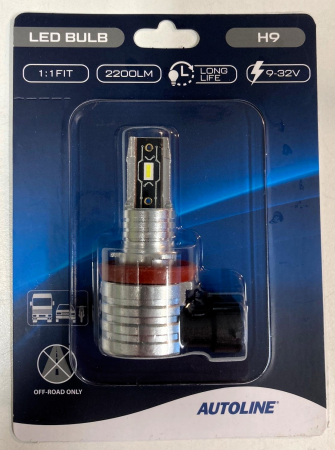 Polttimo AUTOLINE LED H9 9-32V 2200lm
