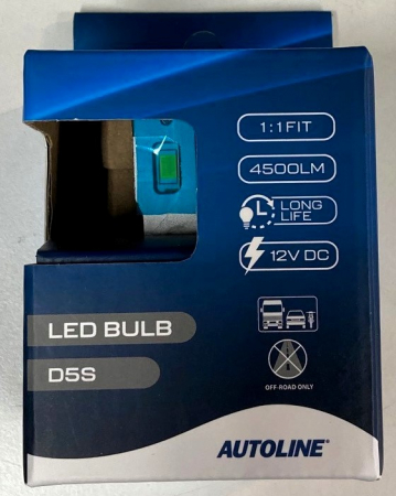 Polttimo AUTOLINE LED D5S 12V 4500lm