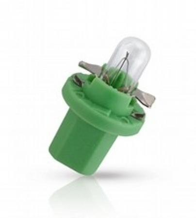 Polttimo PHILIPS 12V 2W B 8,5d vihreä