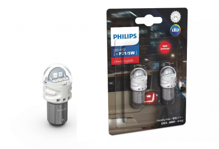 Polttimopari PHILIPS ULTINON PRO3100 12V LED punainen