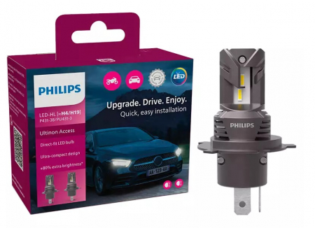 Polttimopari PHILIPS Led h4/h19 12v access