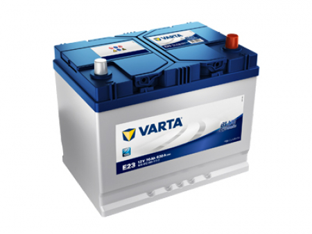VARTA Blue Dynamic E23 / 12V, 70AH, 630A / 261x175x220 -/+