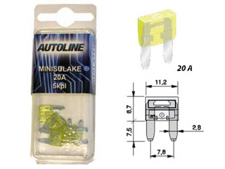 Autoline Laattasulake Mini GM 20A 5kpl