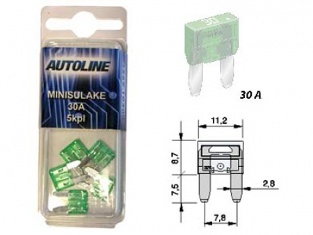 Autoline Laattasulake Mini GM 30A 5kpl