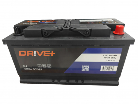 DRIVE+ AKKU 12V, 100AH, 900A / 353 x 175 x 190