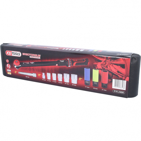 KS TOOLS 1/2" ERGOTORQU Eprecision-vääntömomenttiavainsarja, 20-200 Nm, 11-osainen