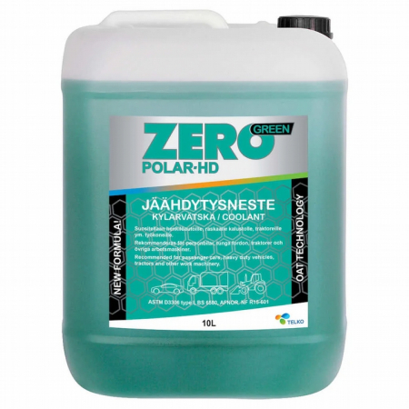 ZERO POLAR Jäähdytysneste HD Green 100 % 10L
