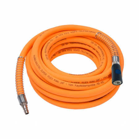 FINNBULLET Paineilmaletku 3/8"x 10m, rekyylivapaa turvaliitin
