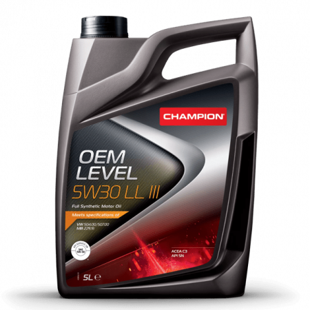 CHAMPION Moottoriöljy OEM LEVEL 5W-30 LL III 5L