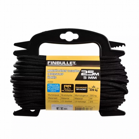 FINNBULLET Monikäyttö yleisköysi 5mm x 25m